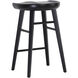 Dominic 26.5 inch Black Counter Stool